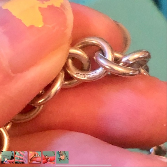 RARE Tiffany Heart Lock Choker - Picture 6 of 9